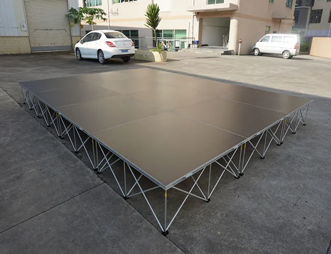 portable stage raised platform stage with stage risers