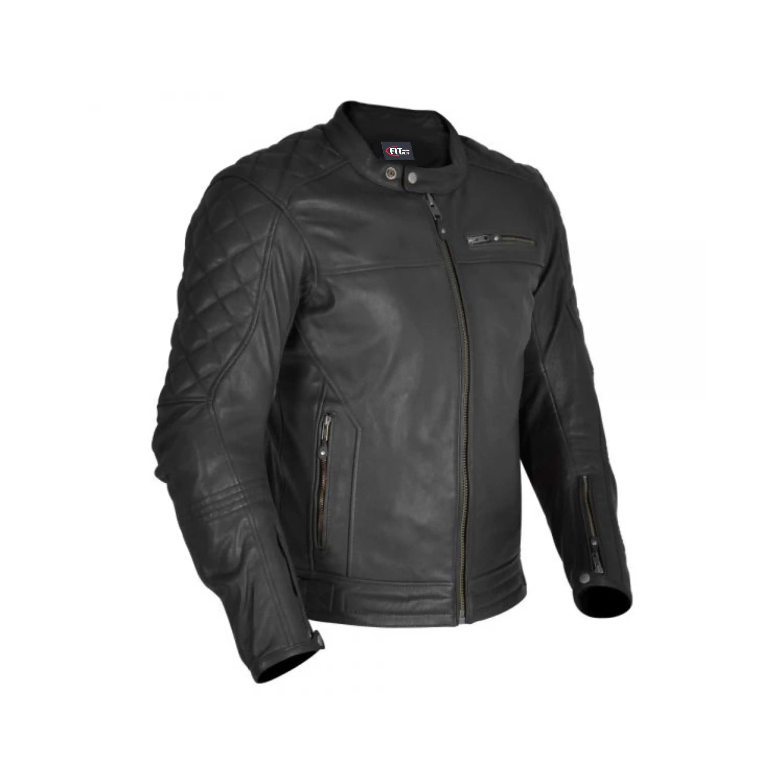 Men Quality Classic Motorcycle leather jacket
