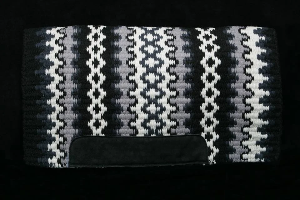 New Zealand Woollen Saddle Blanket High Quality Pure Wool Hand Weave Saddle Pad Assorted Designs