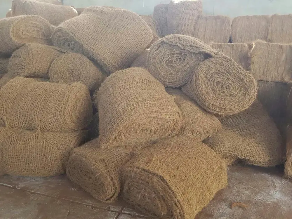 
Coir Geo textiles use for landscaping , earth erosion 