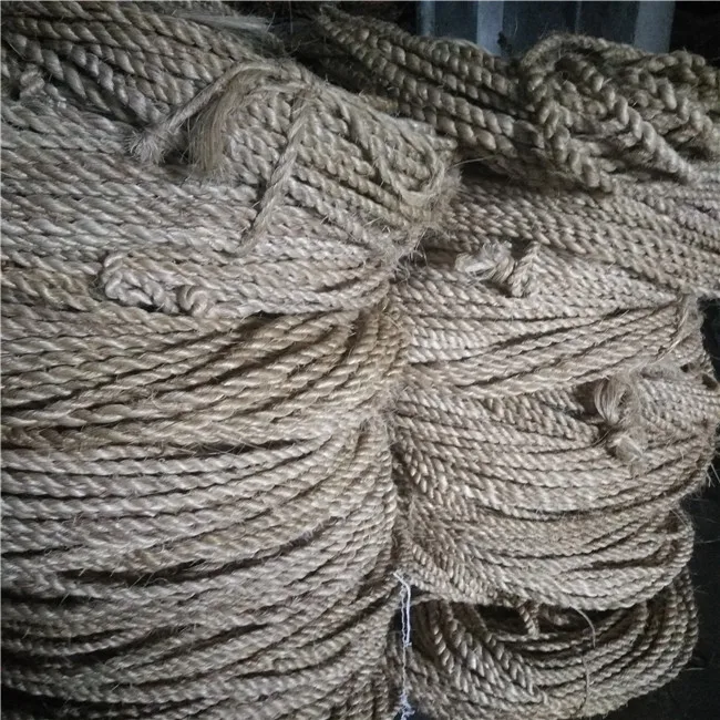 handmade different size of manila abaca rope used for animal tie pure flower packing  nature fiber rope