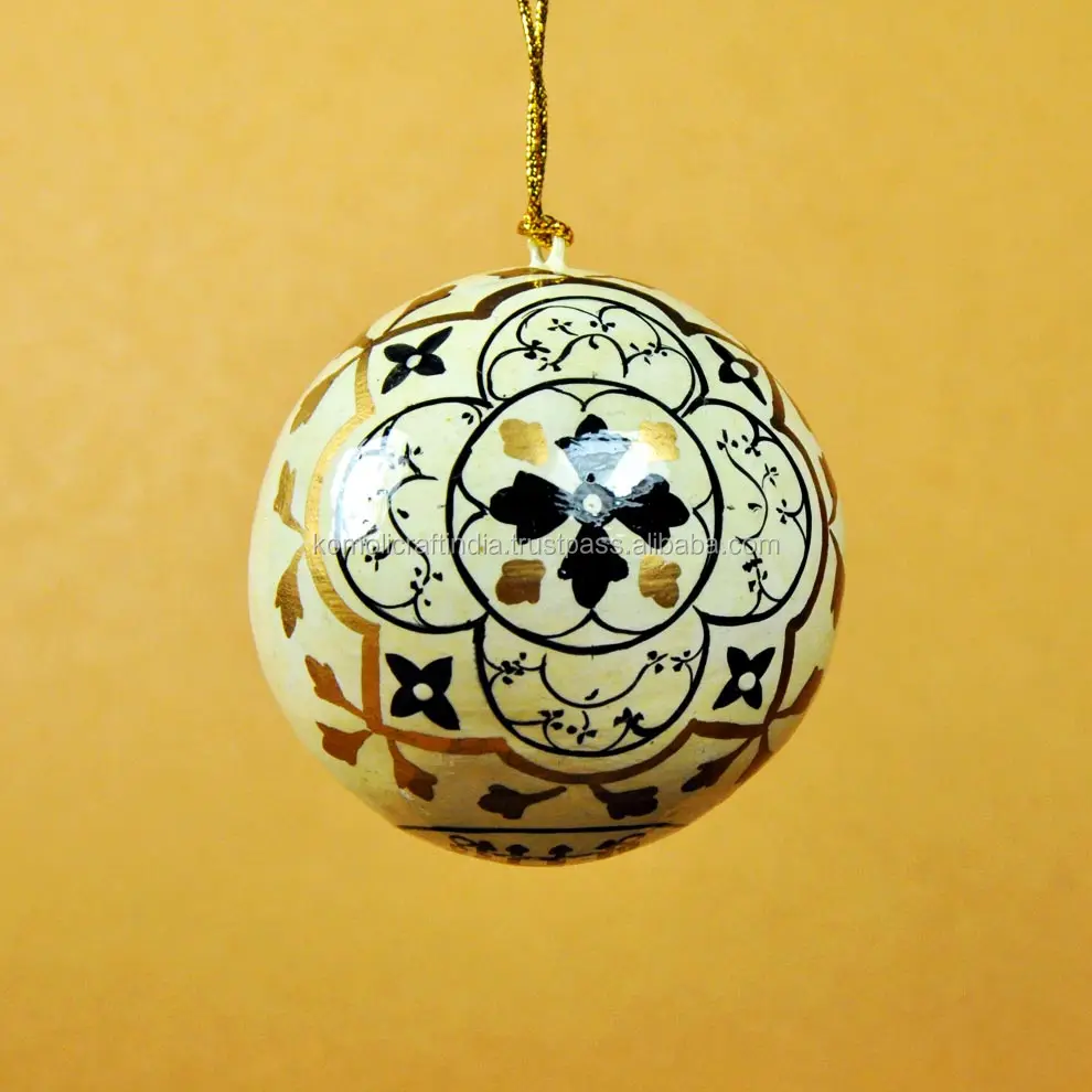 Handmade hand painted Christmas ornaments ball bauble christmas decorations