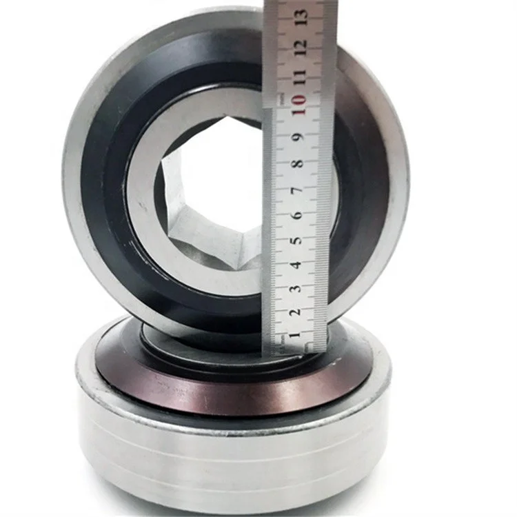 Square hole bearings W208PPB8 for agricultural machines ball hexagon bearing W208PB8