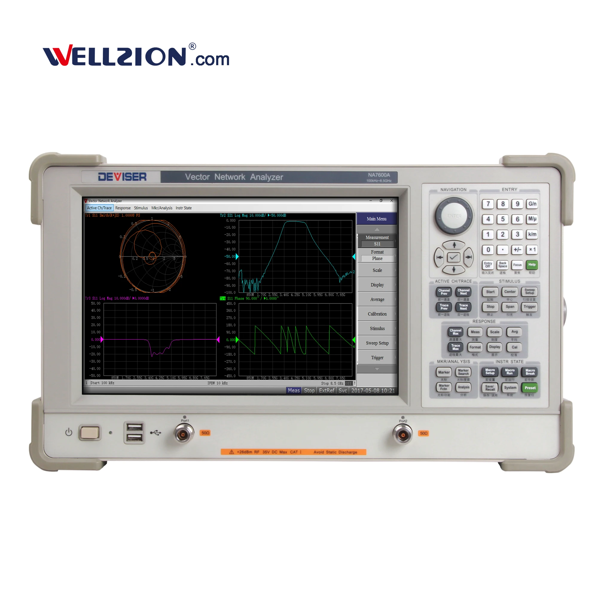 NA7662B,100kHz to 6.0GHz Vector Network Analyzer