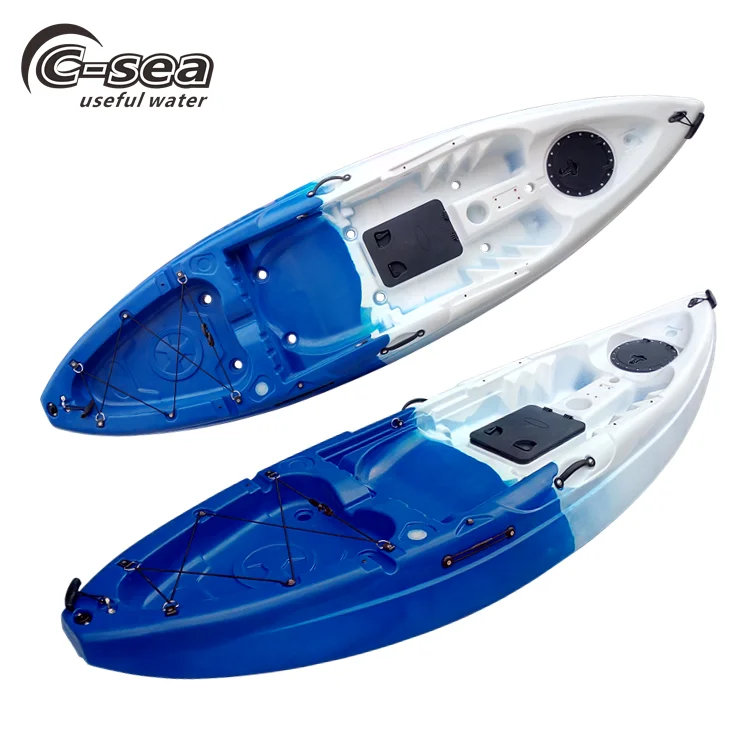 2.7M Single short kayak from kayak factory with aluminium chair seat and fish finder