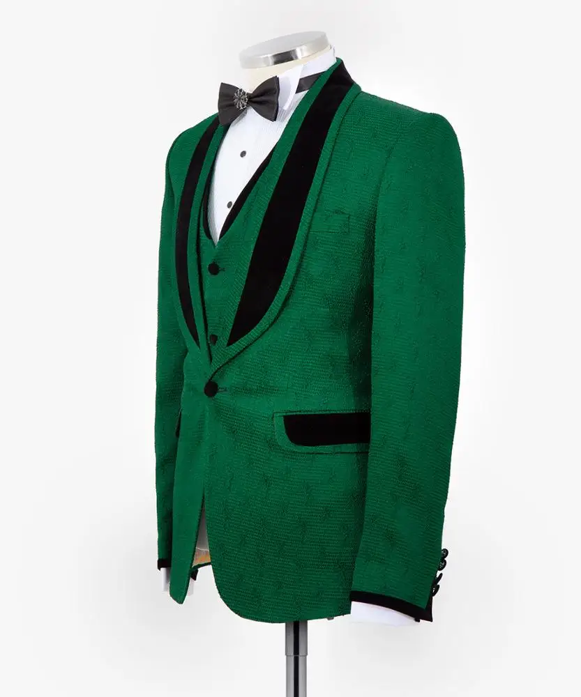 
3 Pieces Green Tuxedo 