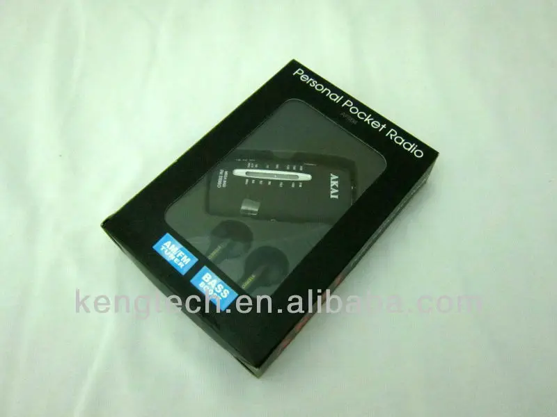 CT-22 Ultra Slim Pocket AM FM Portable Digital Radio with earphone built-in speaker antenna manufacturer low price