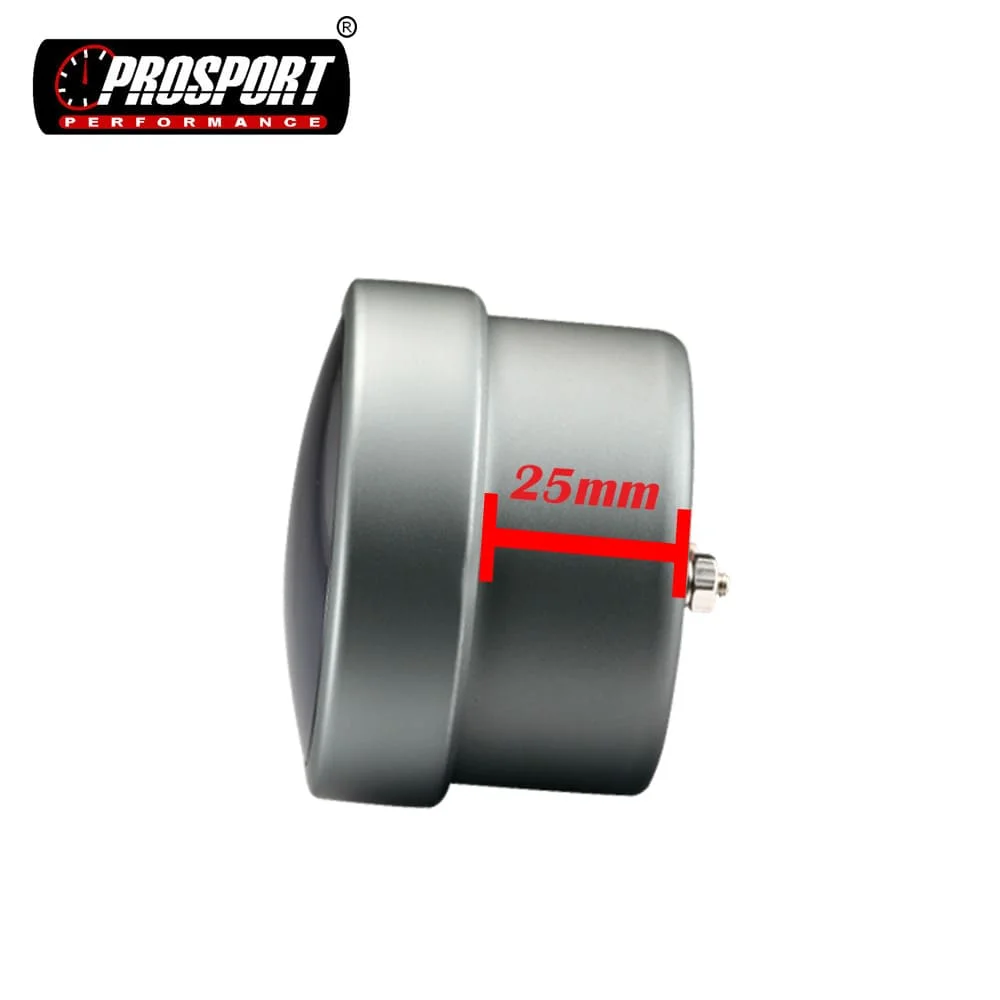 52 mm Prosport Racing bar psi Car Fuel Press Gauge for auto