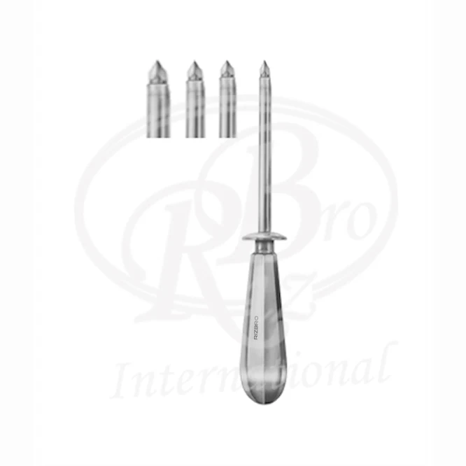 Best Selling Standard Nelson Trocar 21cm Sharp Tip With Cannula High Quality Stainless Steel Veterinary Surgical Instruments