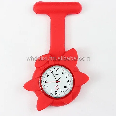 sunshine silicone nurse watch flower nurse watch