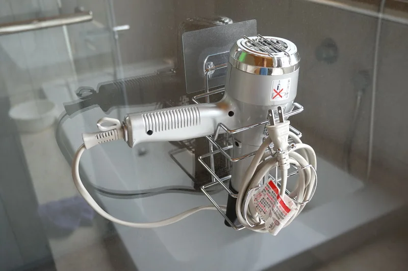 Self adhesive wall mounted Hair dryer holder