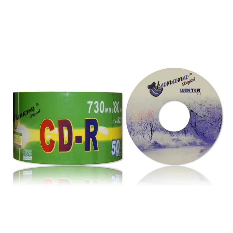 banana blank CD-R  700 MB 52X in bulk blank disc grade A