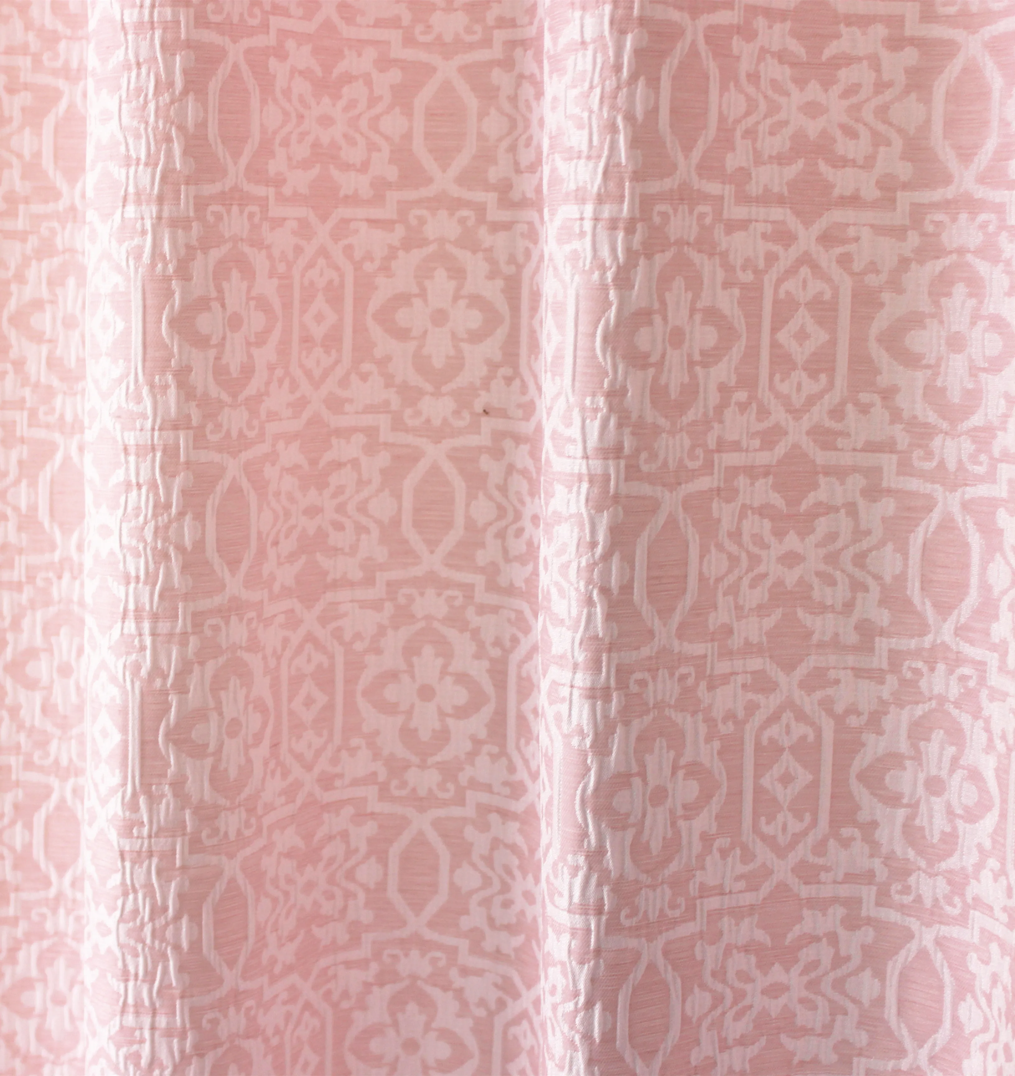 Premium High Quality Jacquard Pink Curtain Hotel Room Drapery