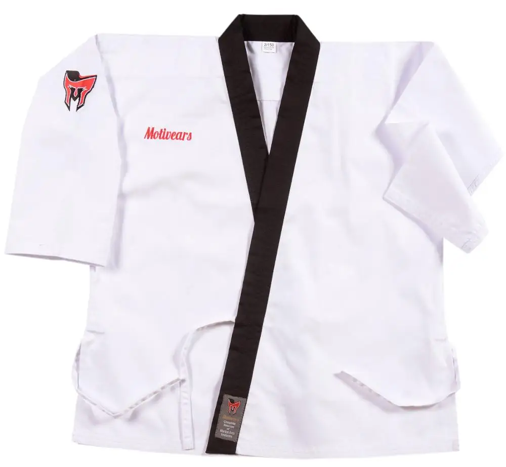 Cotton Polyester Middle weight karate uniform karate gi for training Made in Pakistan Reema technologies