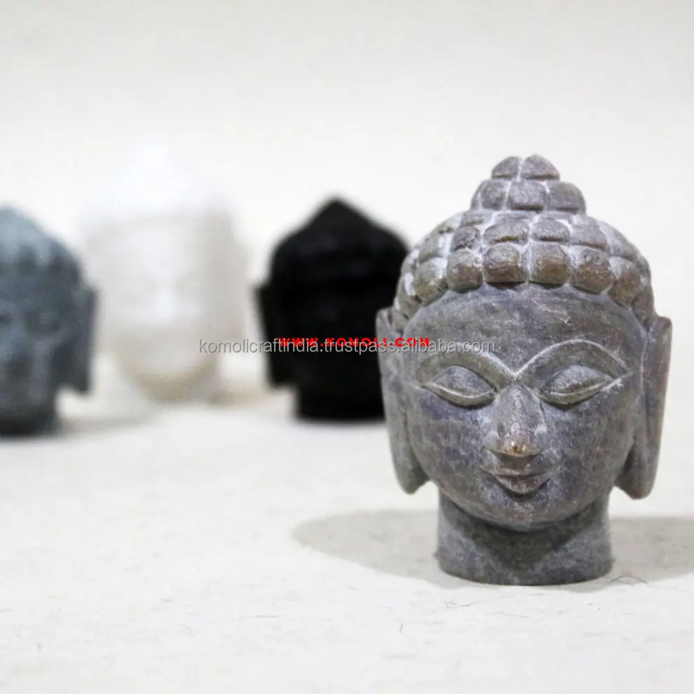 Half Gautama wholesale soapstone buddha statues