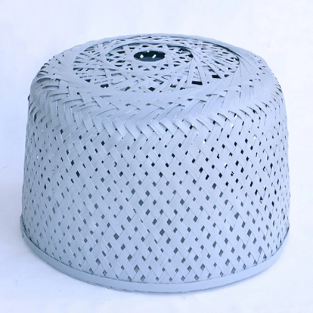 Antique Box Craft Style Lamp Shades Modern Design with round Pattern Made of Glass Plastic Bamboo and Metal for Decoration