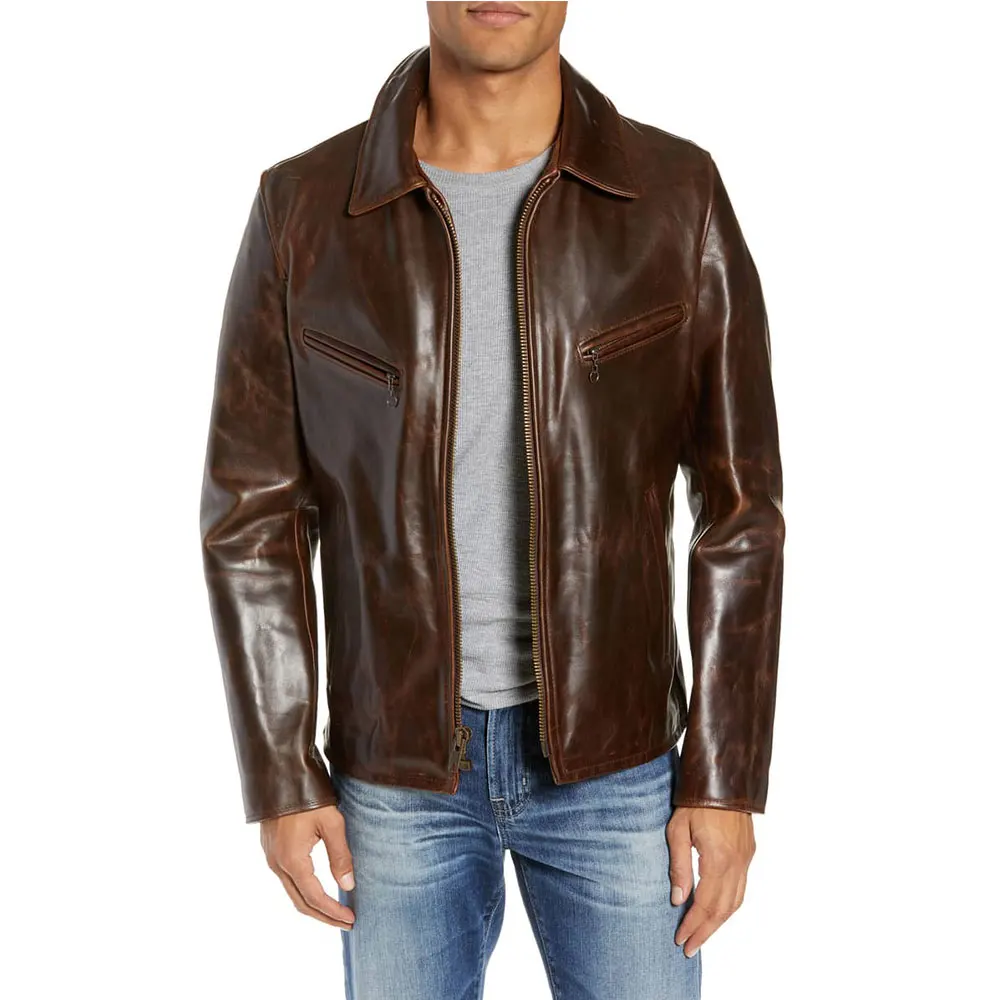 leather biker jacket men Leather Customized Pure Leather biker jacket Made in PAKISTAN