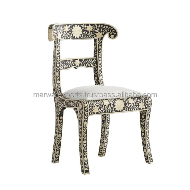 bone inlay dining chair furniture