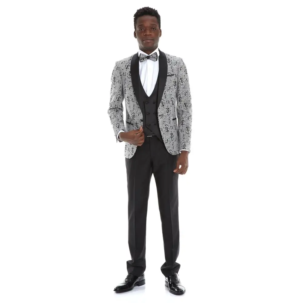 Новый модный мужской костюм-смокинг по индивидуальному заказу, оптовая продажа