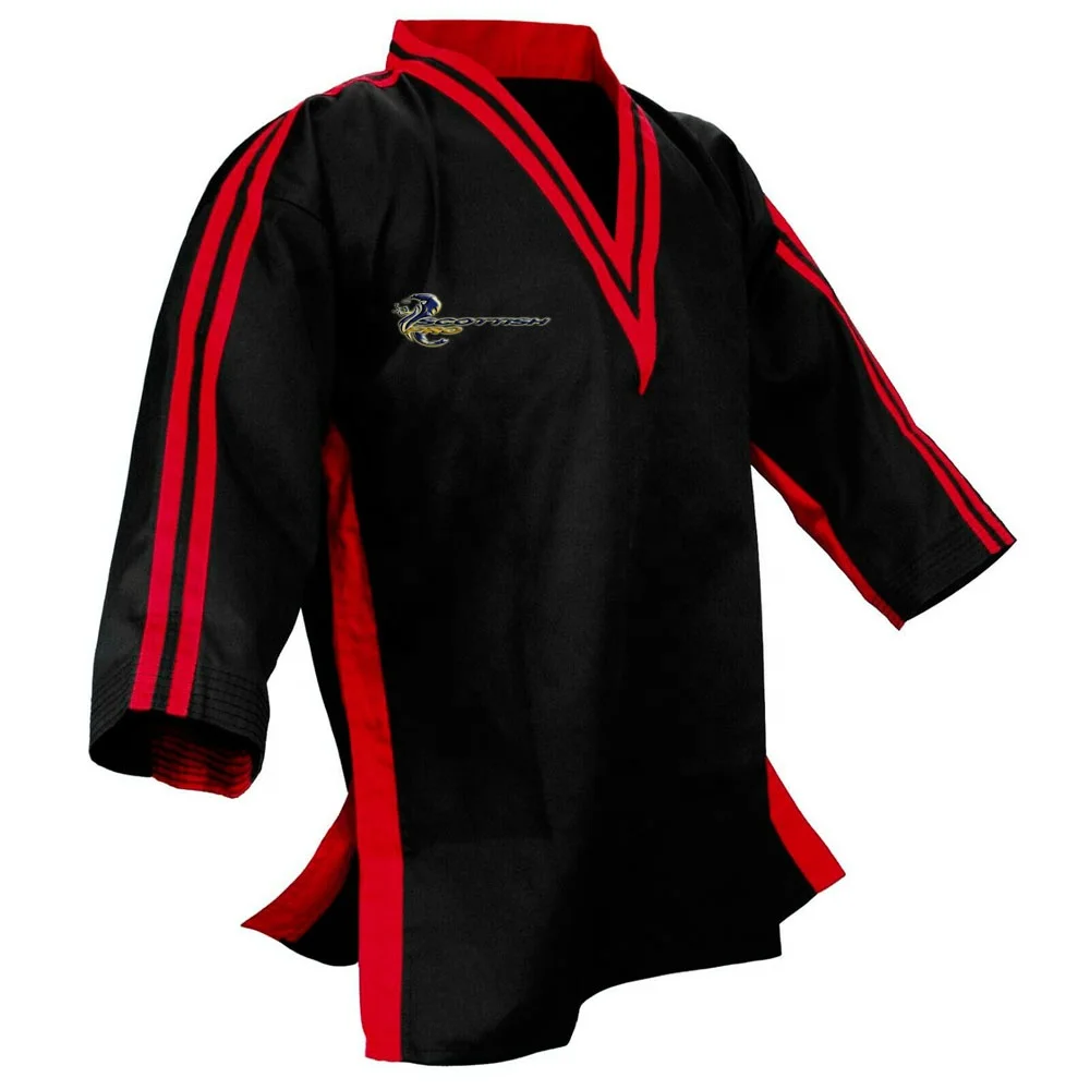 Karate Taekwondo Demo Team Jackets Gi Freestyle Competition Martial Arts Tops