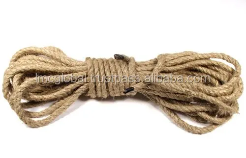 3 Strands Twisted Jute Rope, Jute Twine for 4 mm - 50 mm.
