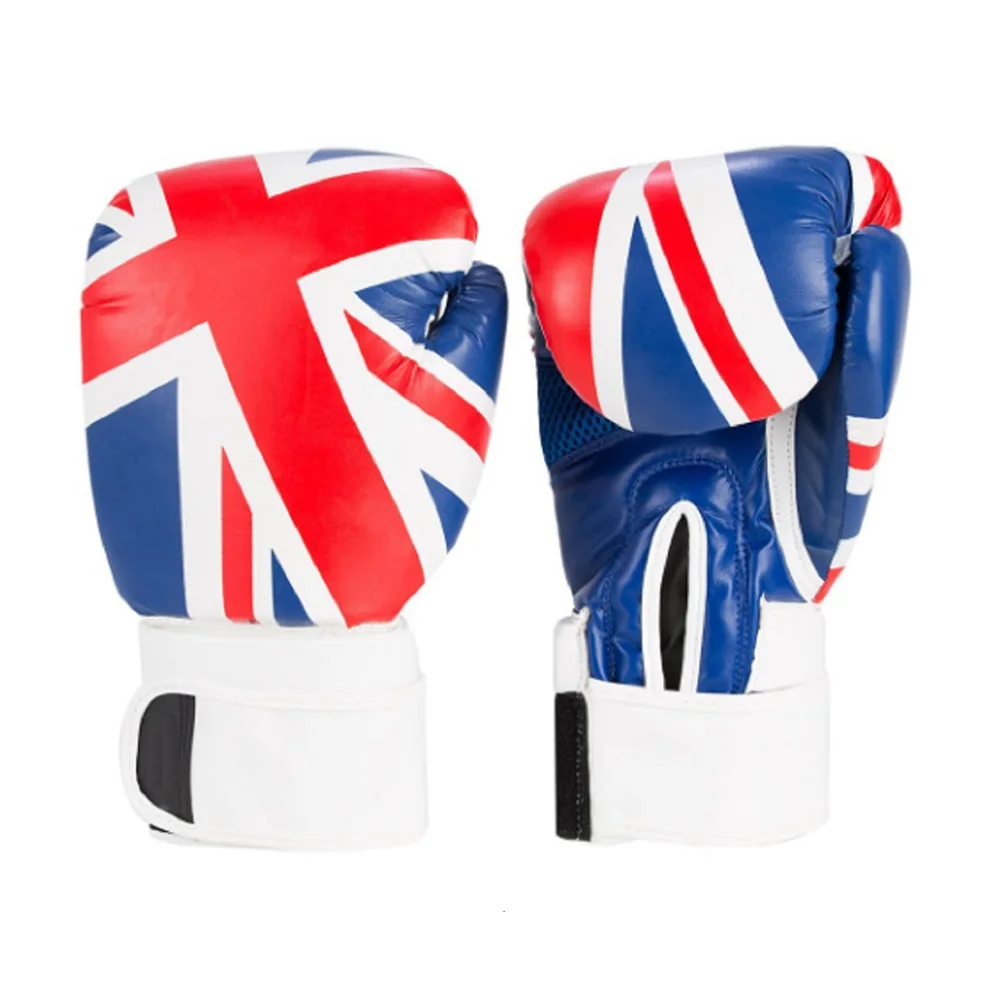 custom made sparing muay thai Wholesale Fighting Winning twins fairtex Leather Boxing Gloves Custom country Flag Boxing Gloves