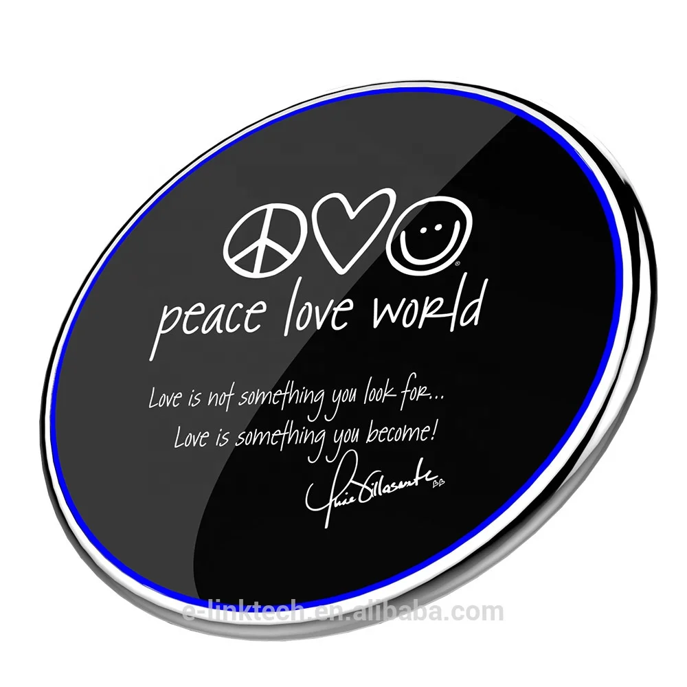 
5W 10W phone charger fast Qi wireless charger for Samsung for iPhone 