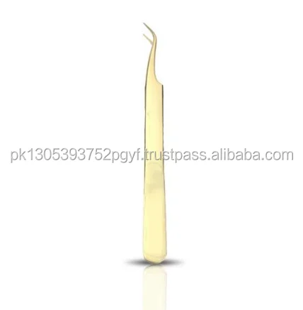 Multicolor quality tweezers 15 degree slightly curved Eyelash Extension Tweezers
