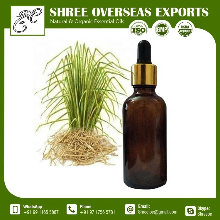 Hot Sale Vetiver Organic Essential Oil from India