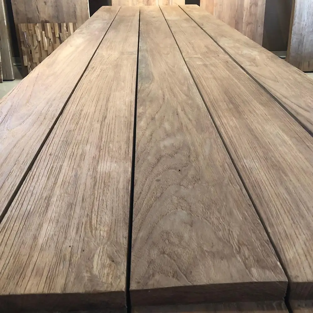 EXCLUSIVE RECLAIMED TEAK DINING TABLE
