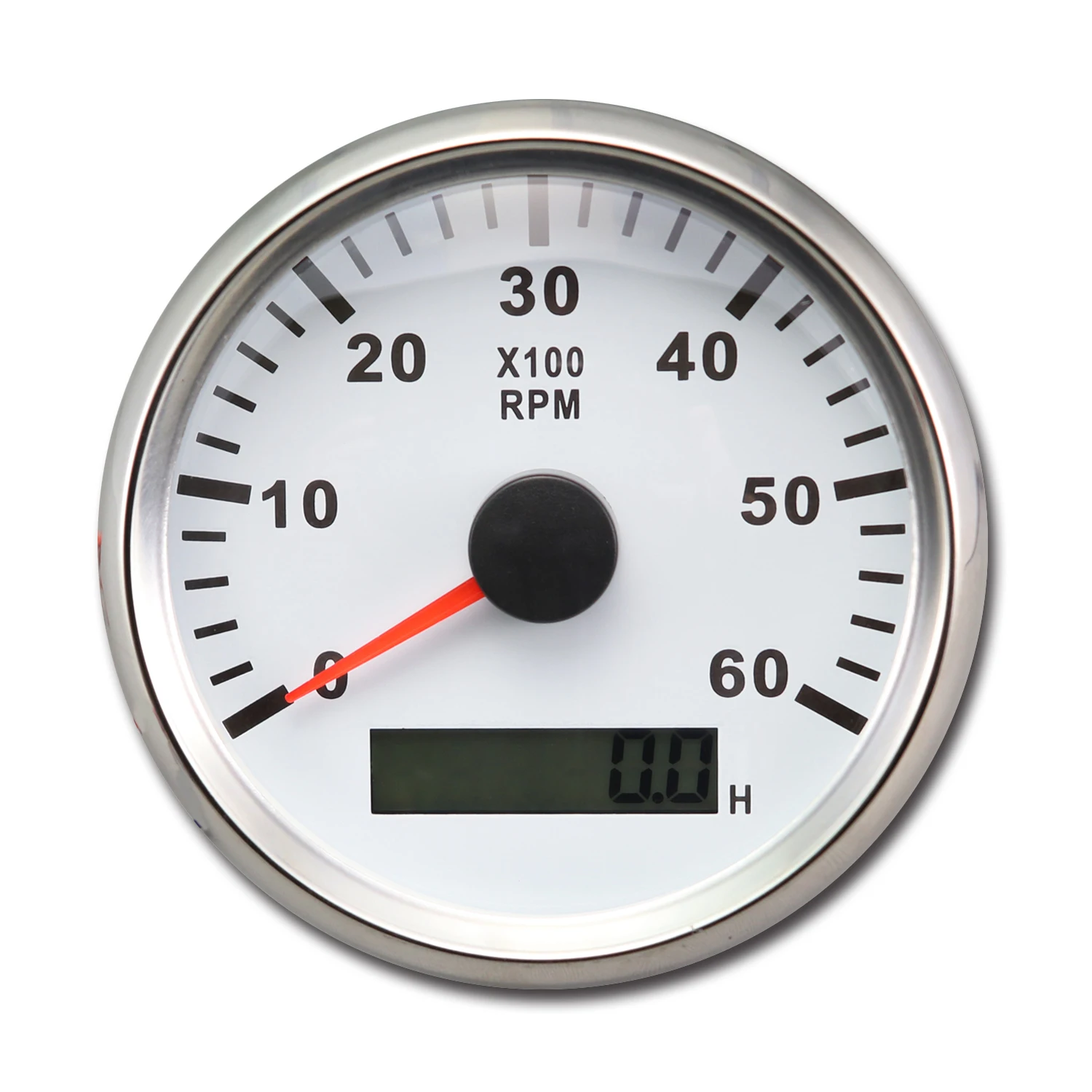 85mm 100% waterproof  White and Amber LED engine rpm tachometer