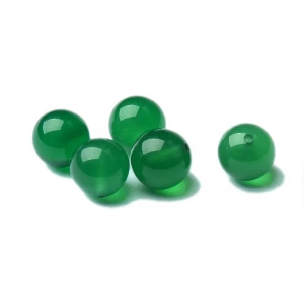 Half Drilled Malachite Beads