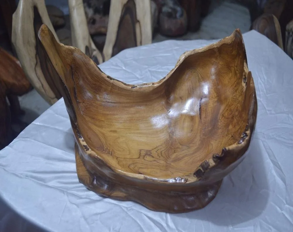 
Unique design cheap price wooden bowl, handycraft from Bogor Kab Trading indonesia 