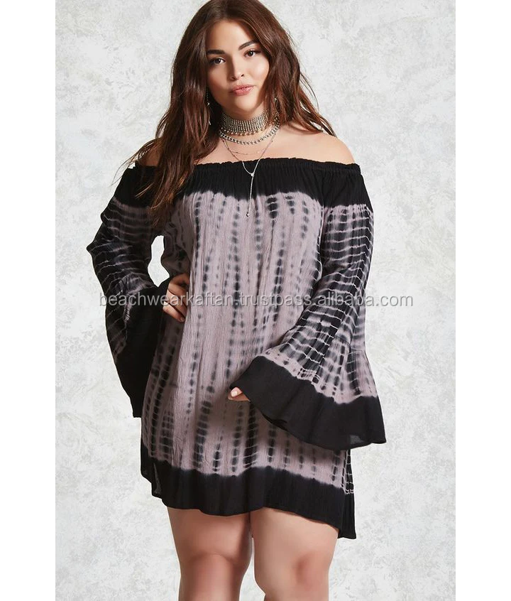 Платье женское с открытыми плечами и длинным рукавом