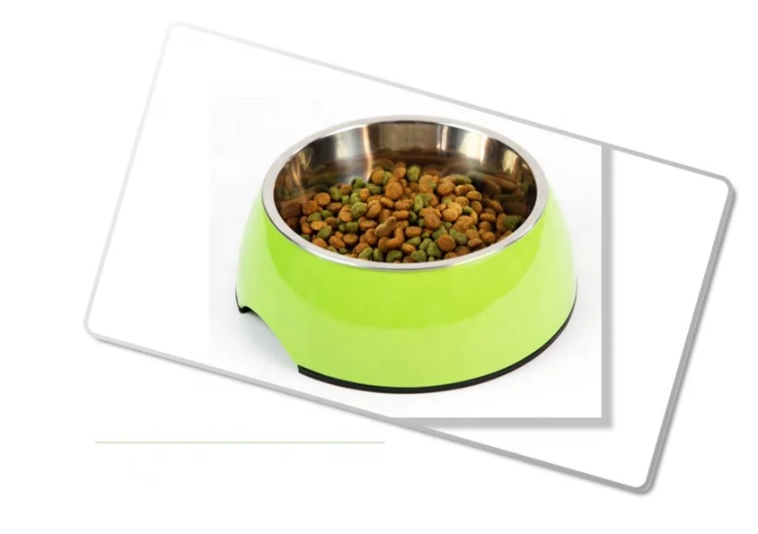 king  international  Small  Size  Pet  Bowl  Stainless  Steel  Melamine  Cat  Dog  Puppy  Food  Feeder  Dish  Bowls pets empire
