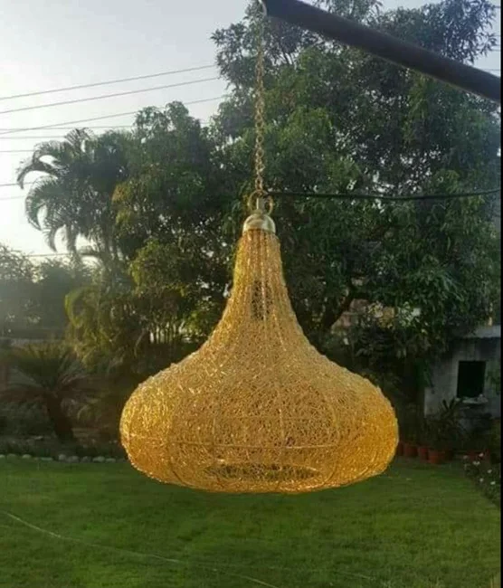 Garden hanging chandeliers