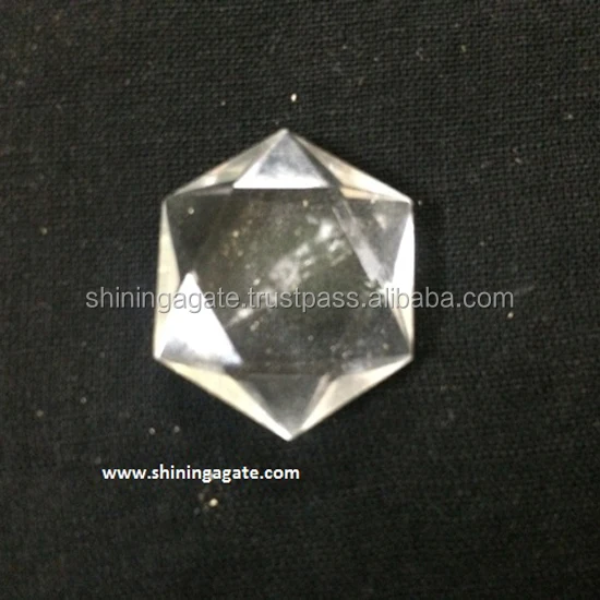 Хрустальный кварц шестиугольная плоская звезда | Лечебный Кристалл Дэвида