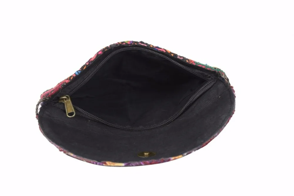 Handmade indian hand bag embroidered mirror work ladies sling bags women handbags