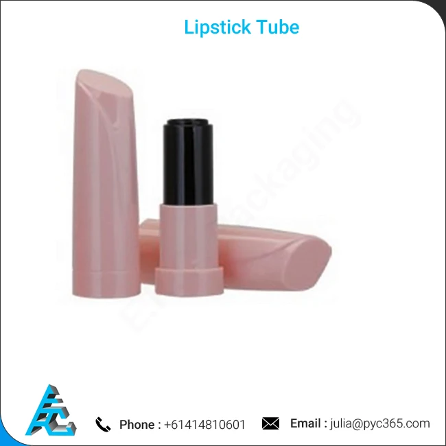 Hot Sale Empty Cosmetic Plastic Lipstick Tube Square Lipstick Casing Lip Balm Containers Packaging