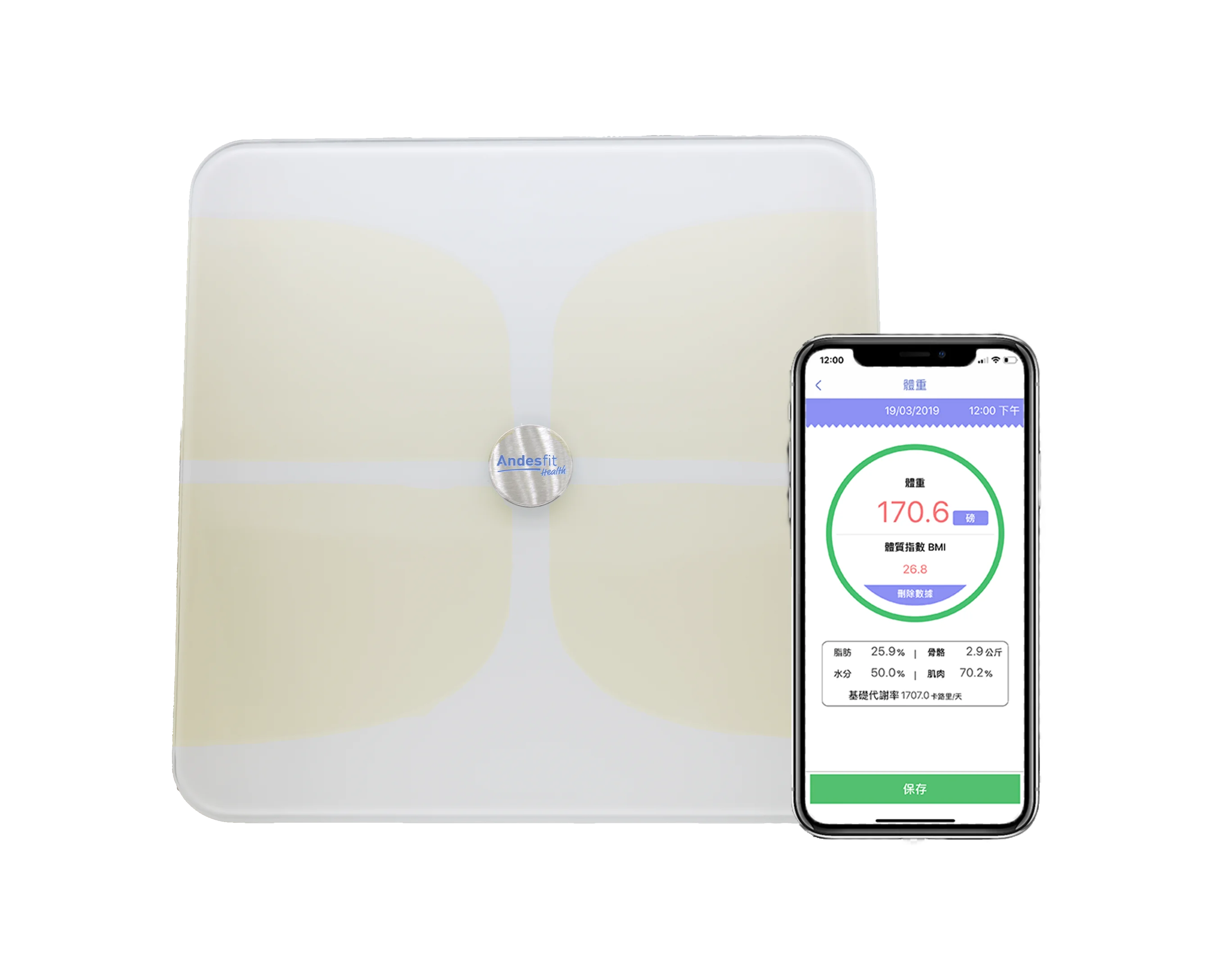 ADF-B885T API/SDK wireless 4.0 4.2 ITO Body Fat & Hydration Scale