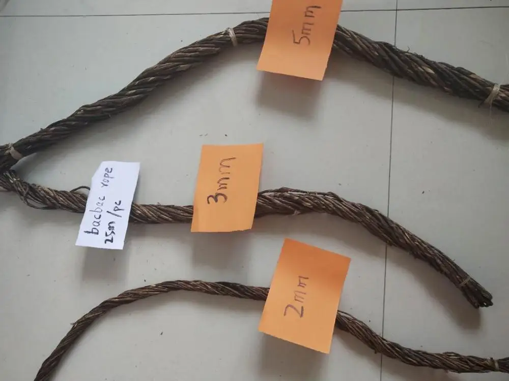 philippine abaca bacbac rope hand made for weaving or decoration basket making material handycraft rope Bacbac rope