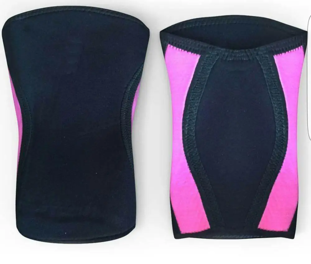 Top quality customized design Anti-slip 7 mm knee sleeve fitness accessories gym work out knee sleeve