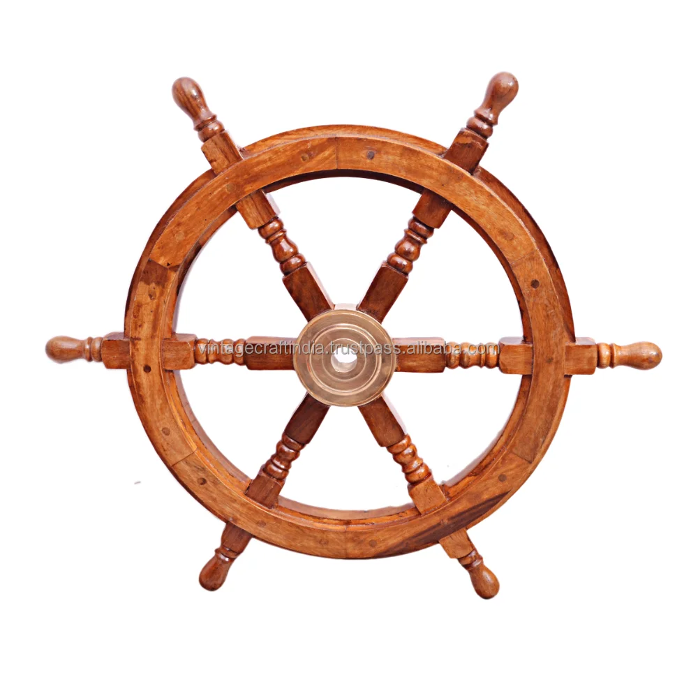 
WOODEN SHIP WHEEL NAUTICAL SHIP WHEEL ANTIQUE AND VINTAGE SHIP WHEEL 
