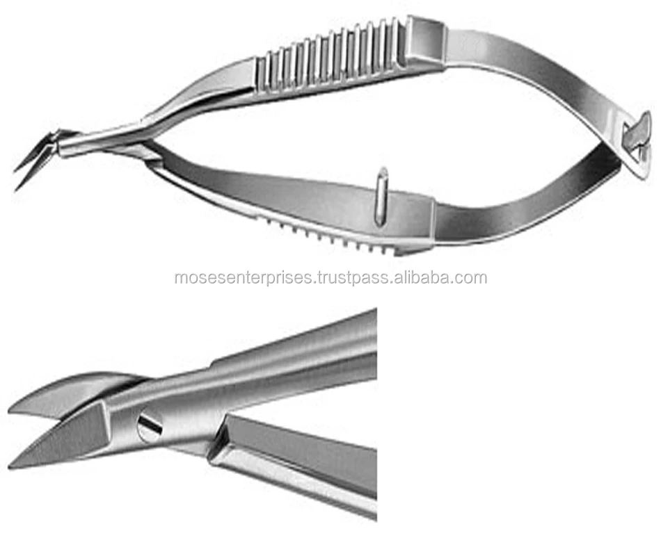 T.C Castroviejo Needle Holder and TC Micro scissors - Curved Angel
