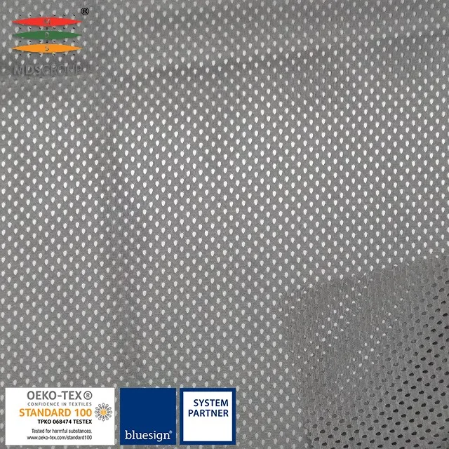 100% micro polyester warp knit tricot mesh suitable for lining panel and print of sportswear