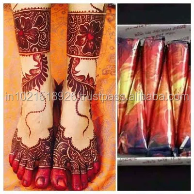 Golecha Red Henna Cone