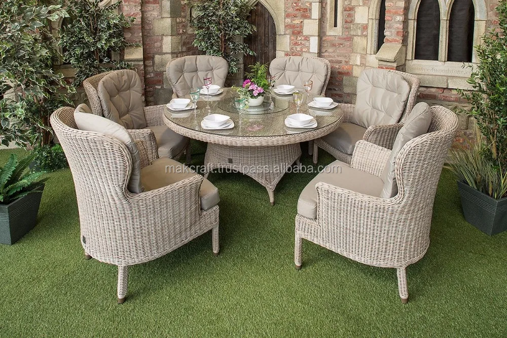 Synthetic Rattan Wicker Outdoor cheap dining round table set - Poly rattan Coffee Table Set Garden Furniture