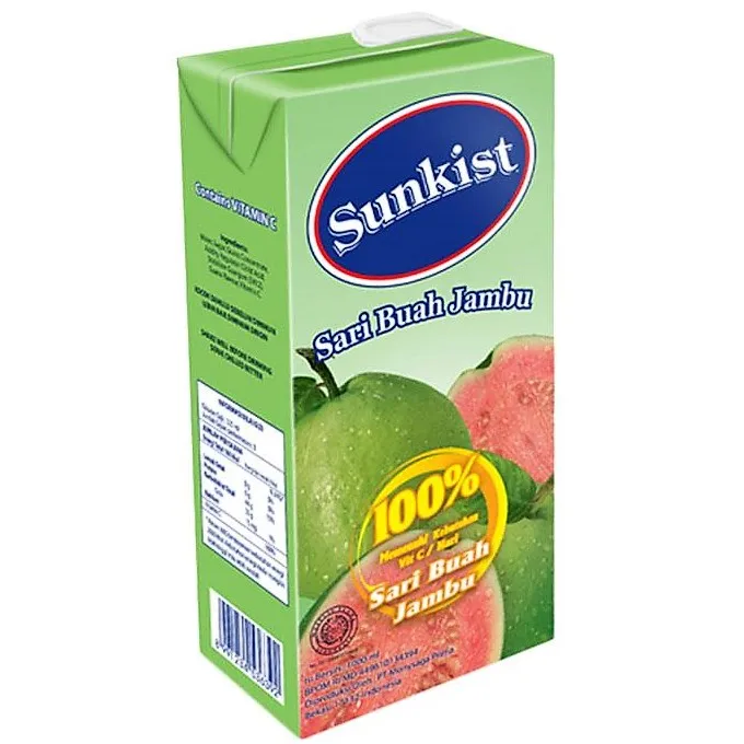 SUNKIST Boxed Juice 100% 1 Liter | Indonesia Origin