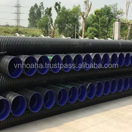 BSCI HDPE Double Wall Corrugated Pipe Made in Viet Nam new