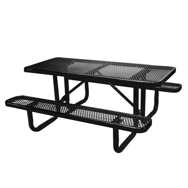 
Arlau assemble picnci table and chairs powder coated picnci tables outdoor used picnic tables 